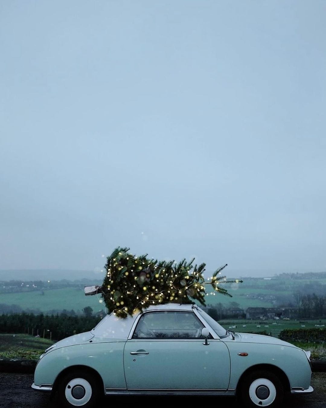 An Instagram post added on Jan 31, 2024. The author is @cinegrams. May present: me and orla, tire, wheel, sky, car. An Instagram post added on Jan 31, 2024. The author is @cinegrams. May present: me and orla, tire, wheel, sky, car.