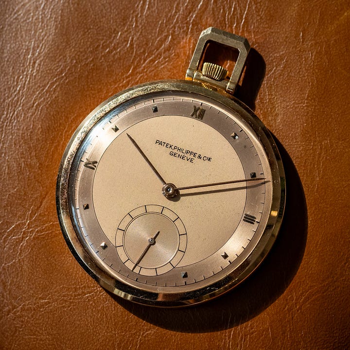Patek pocket watches ref. 844 and ref. 703