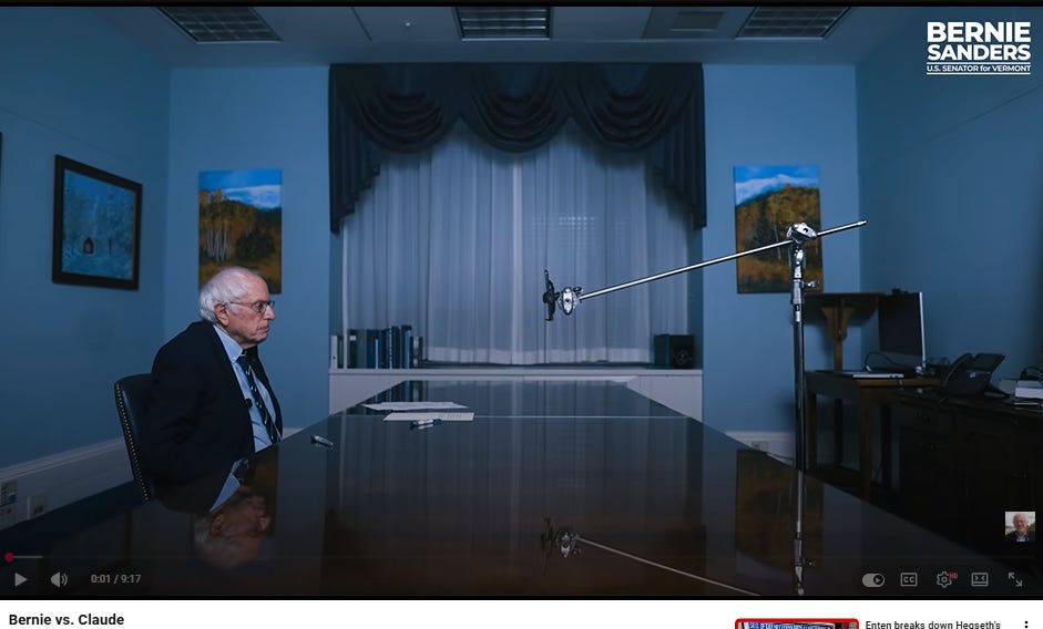 Bernie Sanders vs AI. A MUST watch | by Aldo Grech | Mar, 2026 | Medium Bernie Sanders vs AI. A MUST watch | by Aldo Grech | Mar, 2026 | Medium