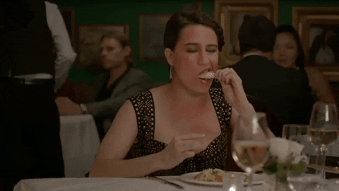 Broad City season 1 hungry eating episode 10 GIF