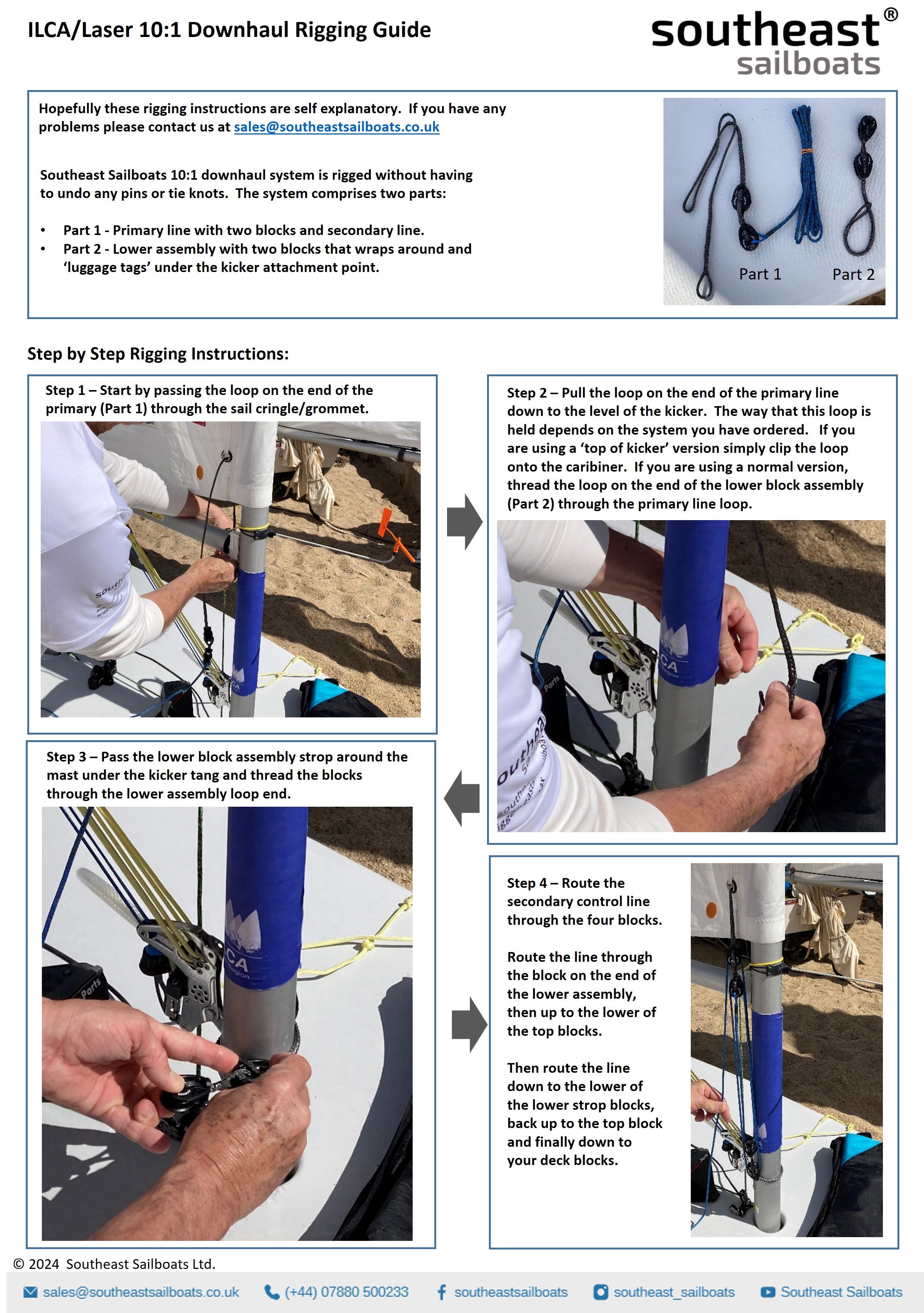 Rigging Guide - 10:1 Downhaul System - by Max Hunt