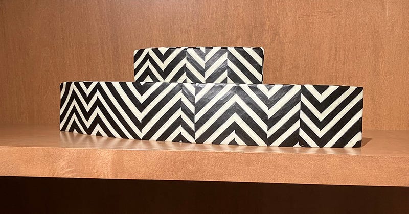 Dazzle boat in glass by Richard Marquis at R & Company. photo by Steve Butcher