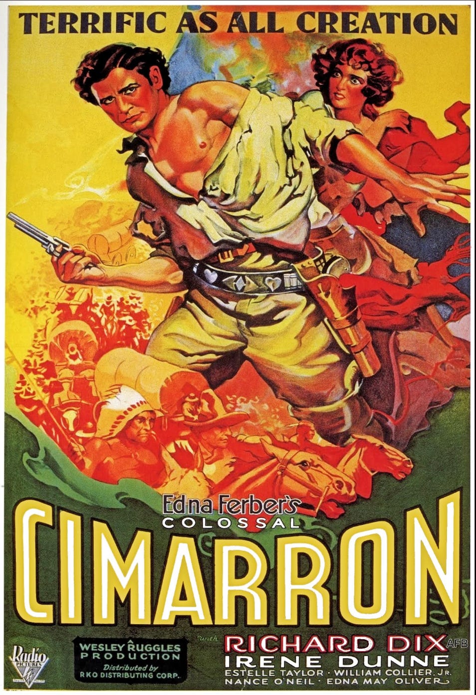 Theatrical poster for Cimarron (1931)