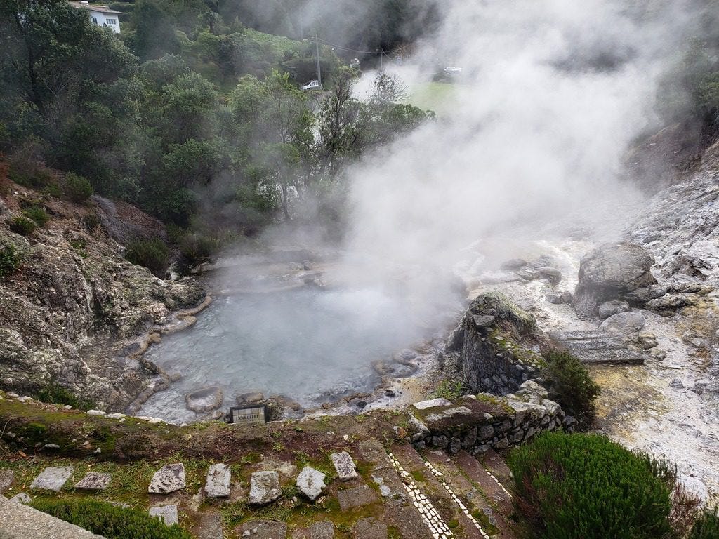 Calderas Vulcanias in Furnas Sao Miguel