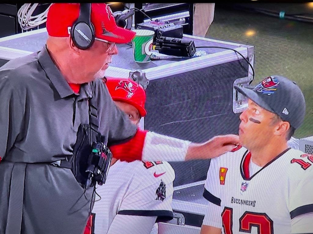 Tom Brady - Bruce Arians - Bucs vs Panthers Tom Brady - Bruce Arians - Bucs vs Panthers