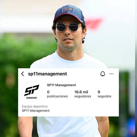 EL NUEVO PROYECTO DE CHECO!!🇲🇽🔥 El perfil oficial del equipo deportivo  de Checo Pérez, ha cambiado de nombre a 'SP11 Management'. El piloto  mexicano aparte de regresar a la Formula 1, impulsará