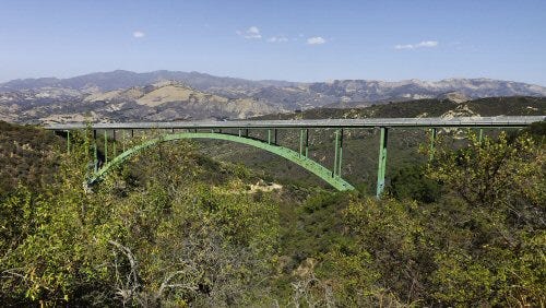 The Cold Spring Arch Bridge - One gateway to Central California -