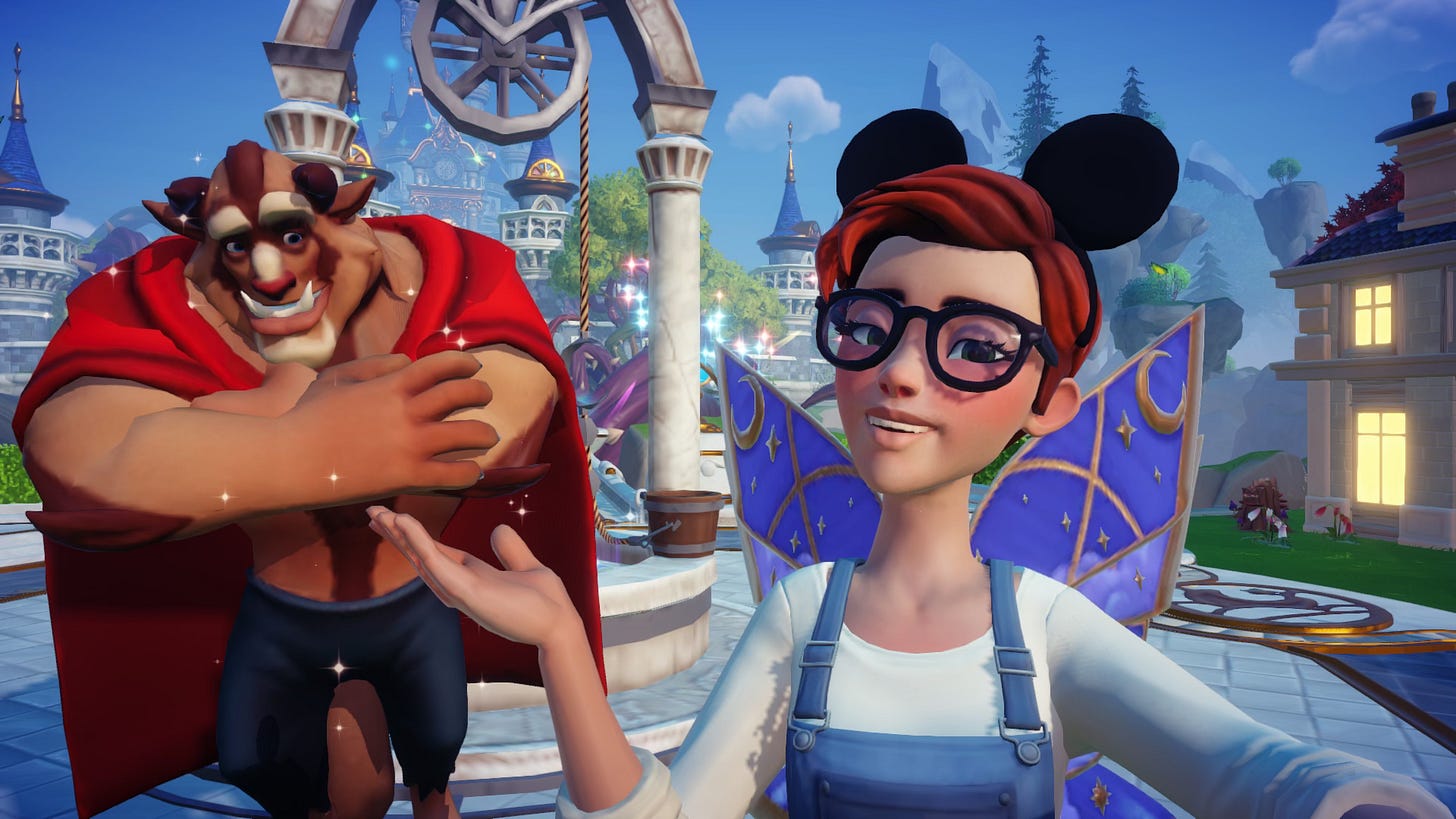 Me again with the Beast in Dreamlight Valley