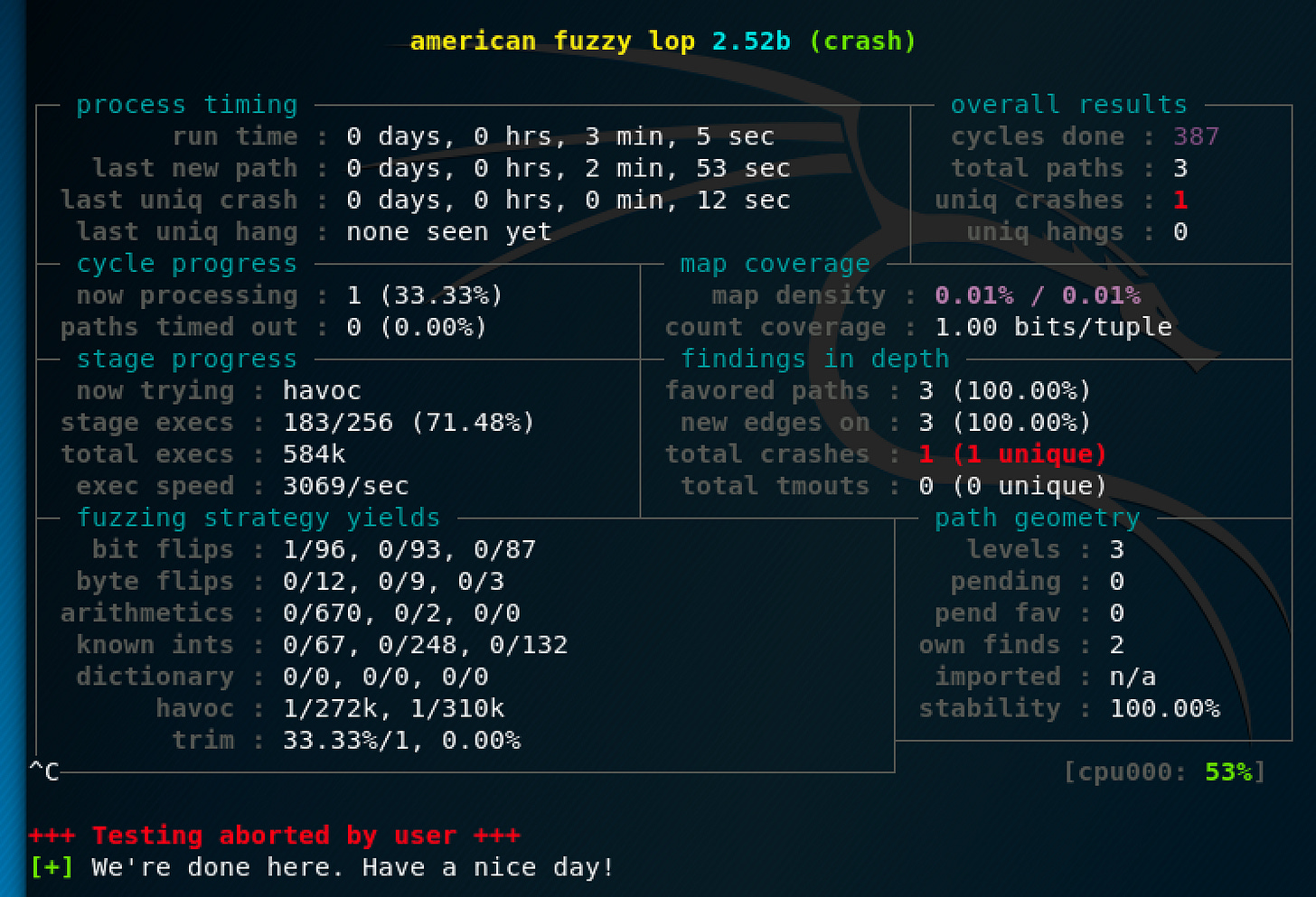 AFL Introduction - Installation and Basic Fuzzing