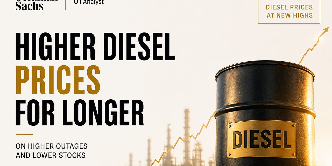 Diesel Disaster Looms After Gas Price-Spike