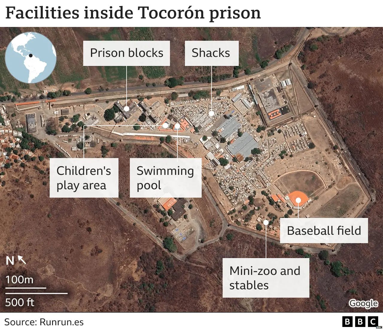 Tocorón prison: Venezuela regains control of gang-run jail with pool and zoo