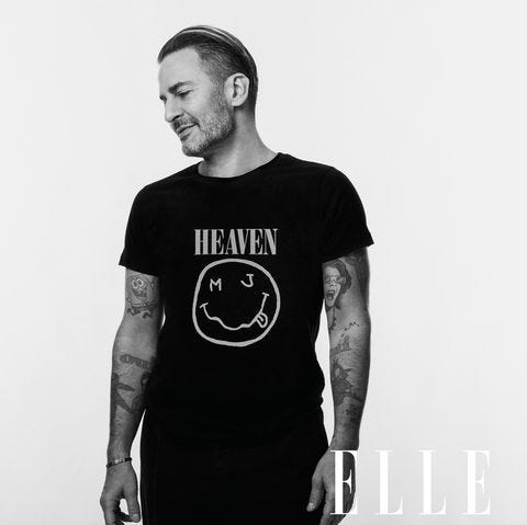 Marc Jacobs relançando a coleção Grunge de 1993.