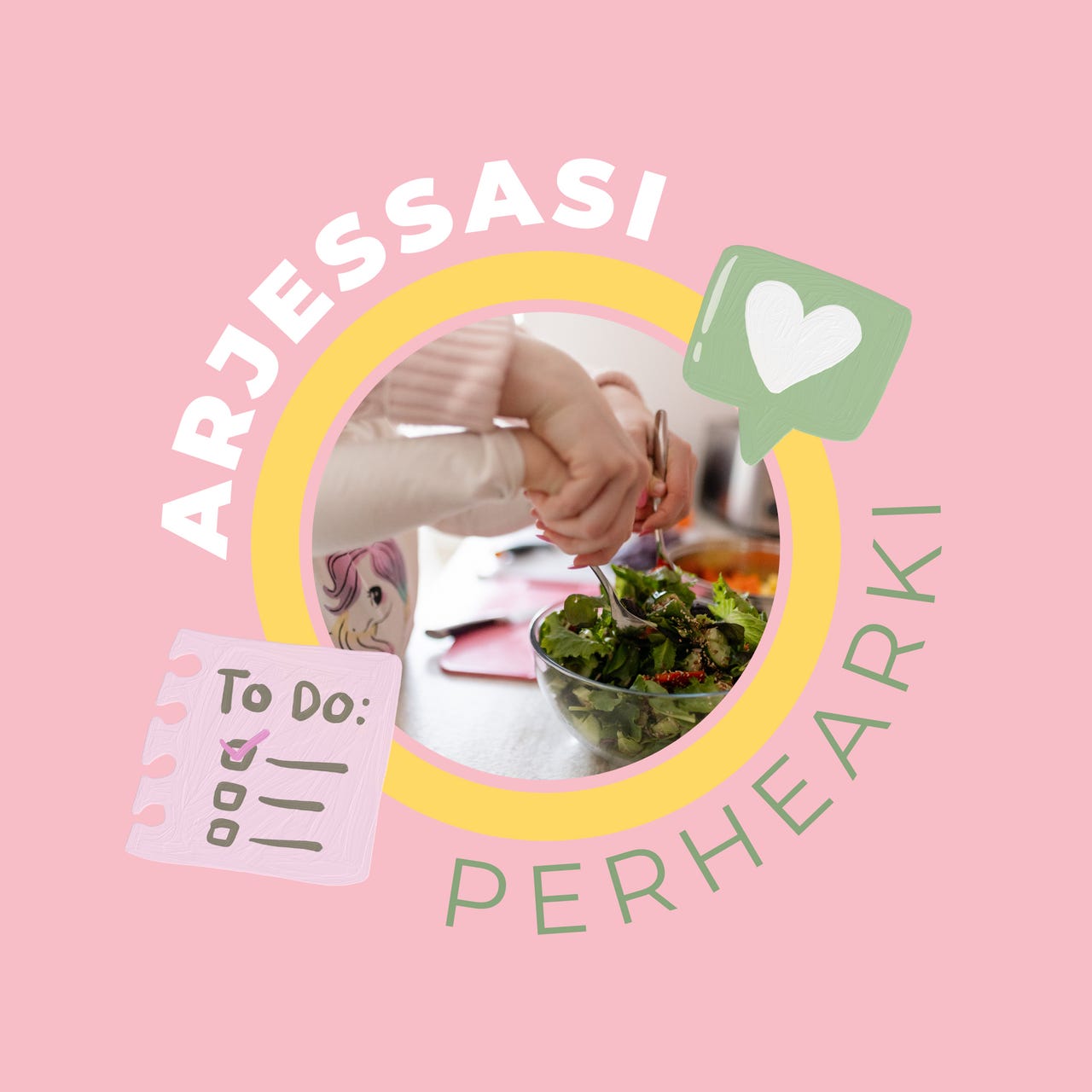 ARJESSASI I Vinkit lapsiperhearkeen logo