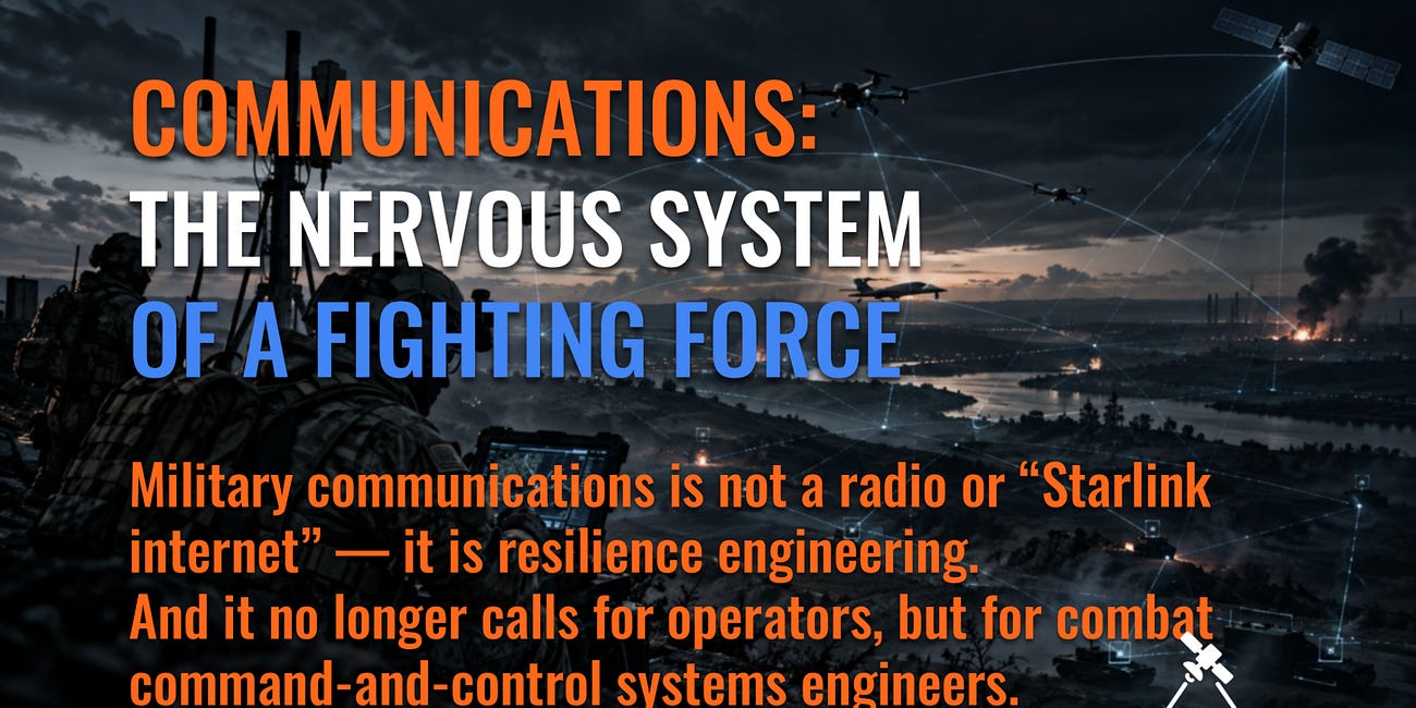 Communications: The Nervous System of a Fighting Force