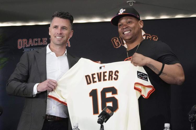 Giants Devers Baseball