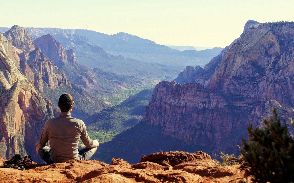 Observation Point in Zion National Park.