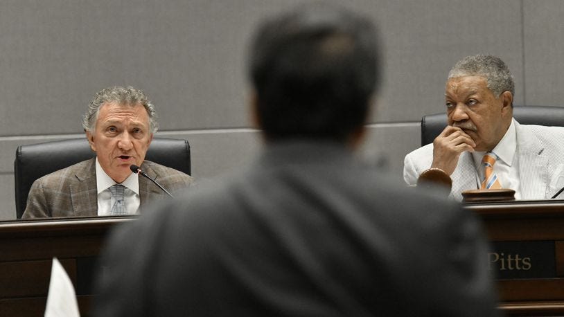 Fulton takes no action on troubled development agency, as tempers flare