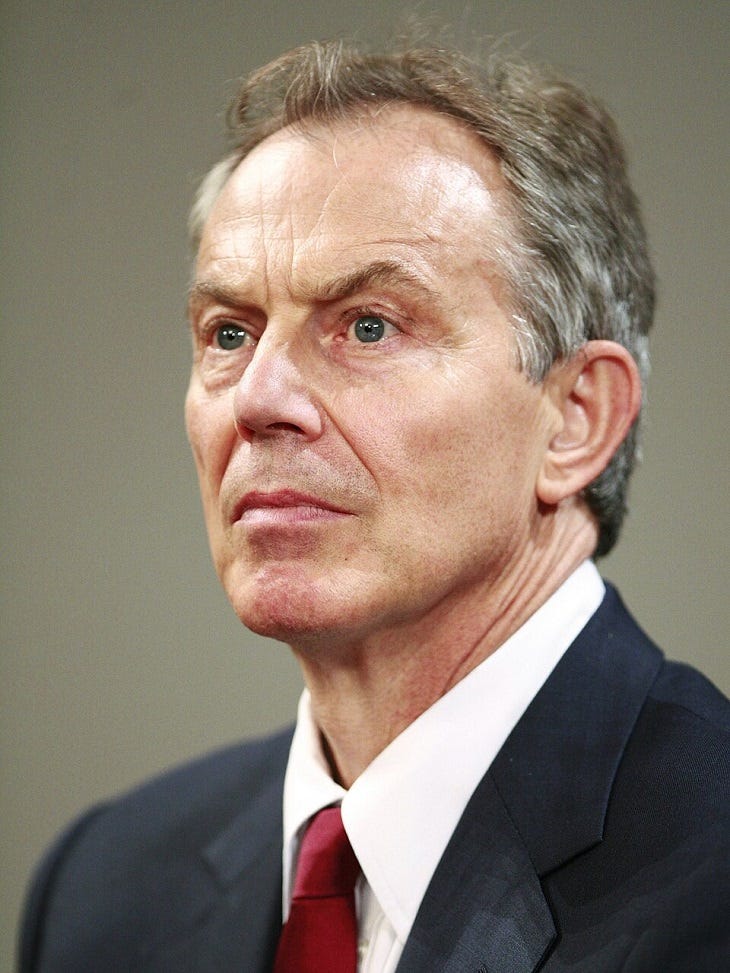 Tony Blair portrait photo