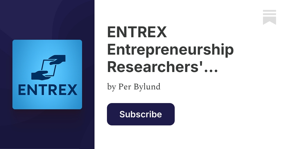 ENTREX Entrepreneurship Researchers' Exchange | Substack