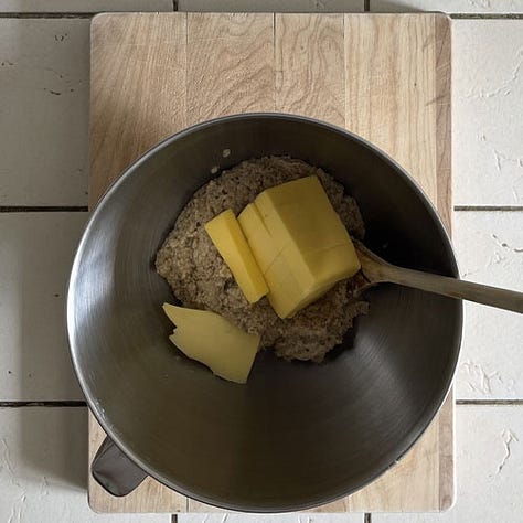 Whipped mushroom butter