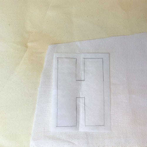 How to use Bondaweb step 2 - Rough cut around each shape