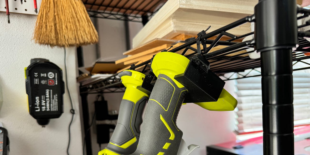 Cordless Tool Organization w/ 3D Printing [NUC #9]