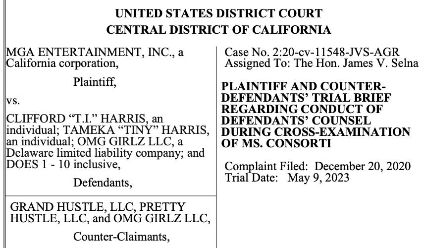 'Extremely disturbed': Judge calls out MGA's lawyers for accusations against T.I.'s lawyers