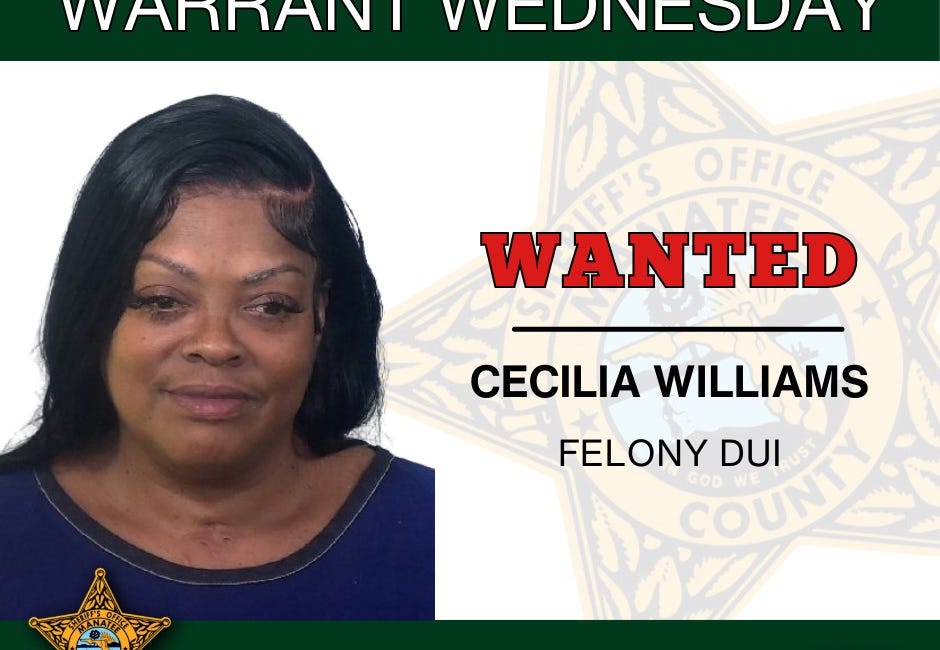 Manatee County Sheriff’s Office Seeks Public’s Help Locating Felony DUI Suspect