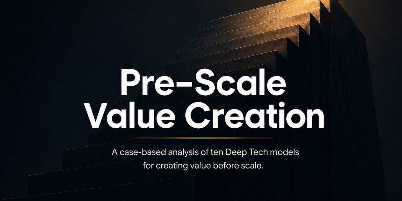 Pre-Scale Value Creation