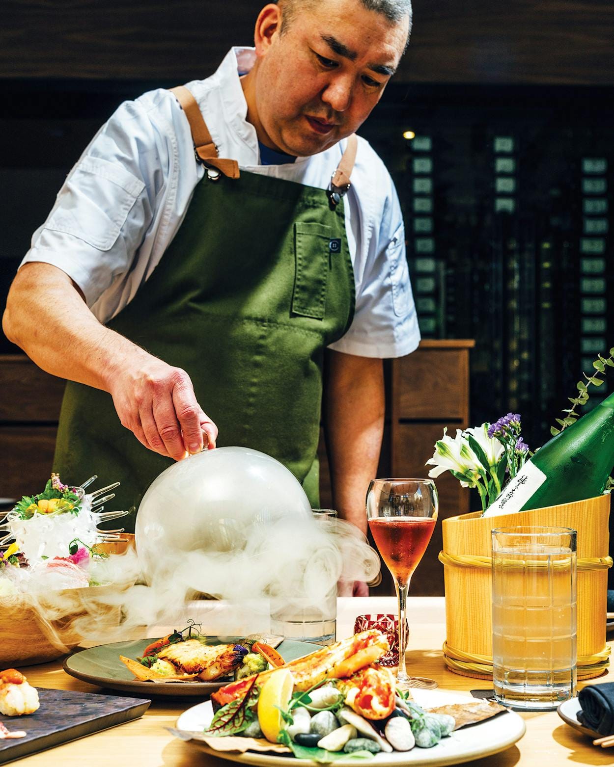 Chef Manabu Horiuchi at Katami.