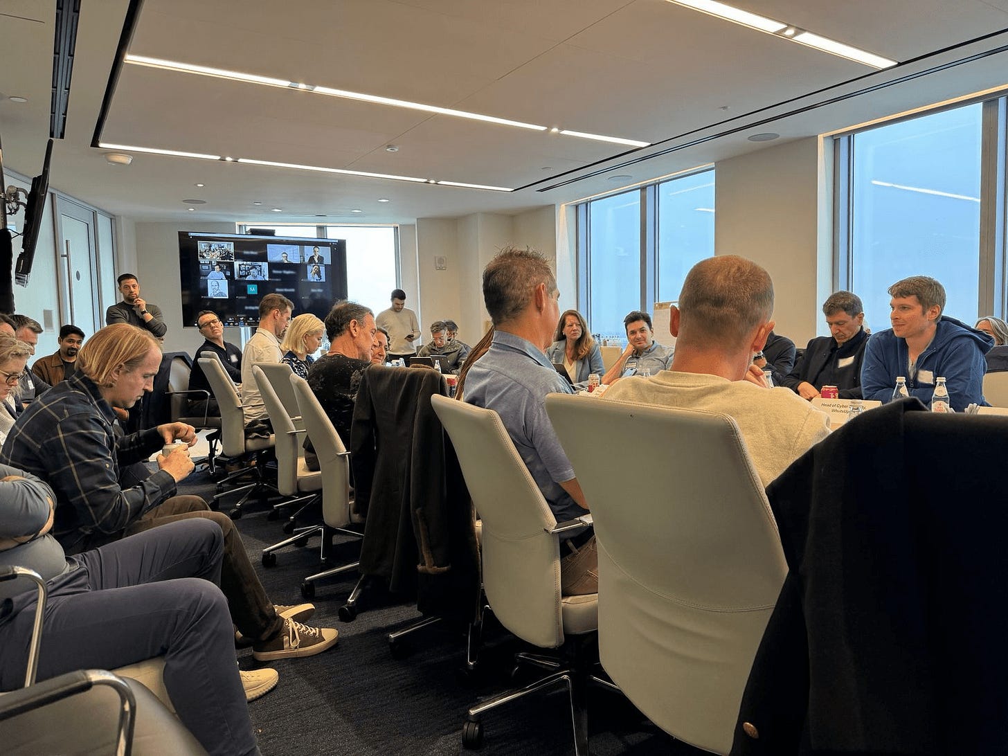 A distinguished group of election officials, tech CEOs and civil society professionals consider the implications of AI deep fakes in DeepFaked and DeepSixed? during the 2024 U.S. presidential election. Photo by Danny Crichton. A distinguished group of election officials, tech CEOs and civil society professionals consider the implications of AI deep fakes in DeepFaked and DeepSixed? during the 2024 U.S. presidential election. Photo by Danny Crichton.