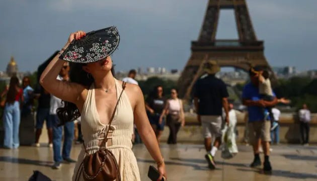 Russian fake claims French media blame Ukraine for heatwave deaths