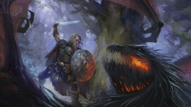 Beowulf and the Dragon (Paolo Puggioni)