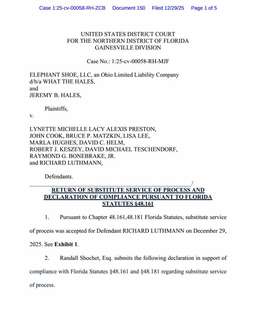 Hales’s Legal Circus Exposed in filings - false service claims, perjury, and bad-faith lawfare. Dismissal, sanctions, and Feds forthcoming. Hales’s Legal Circus Exposed in filings - false service claims, perjury, and bad-faith lawfare. Dismissal, sanctions, and Feds forthcoming.