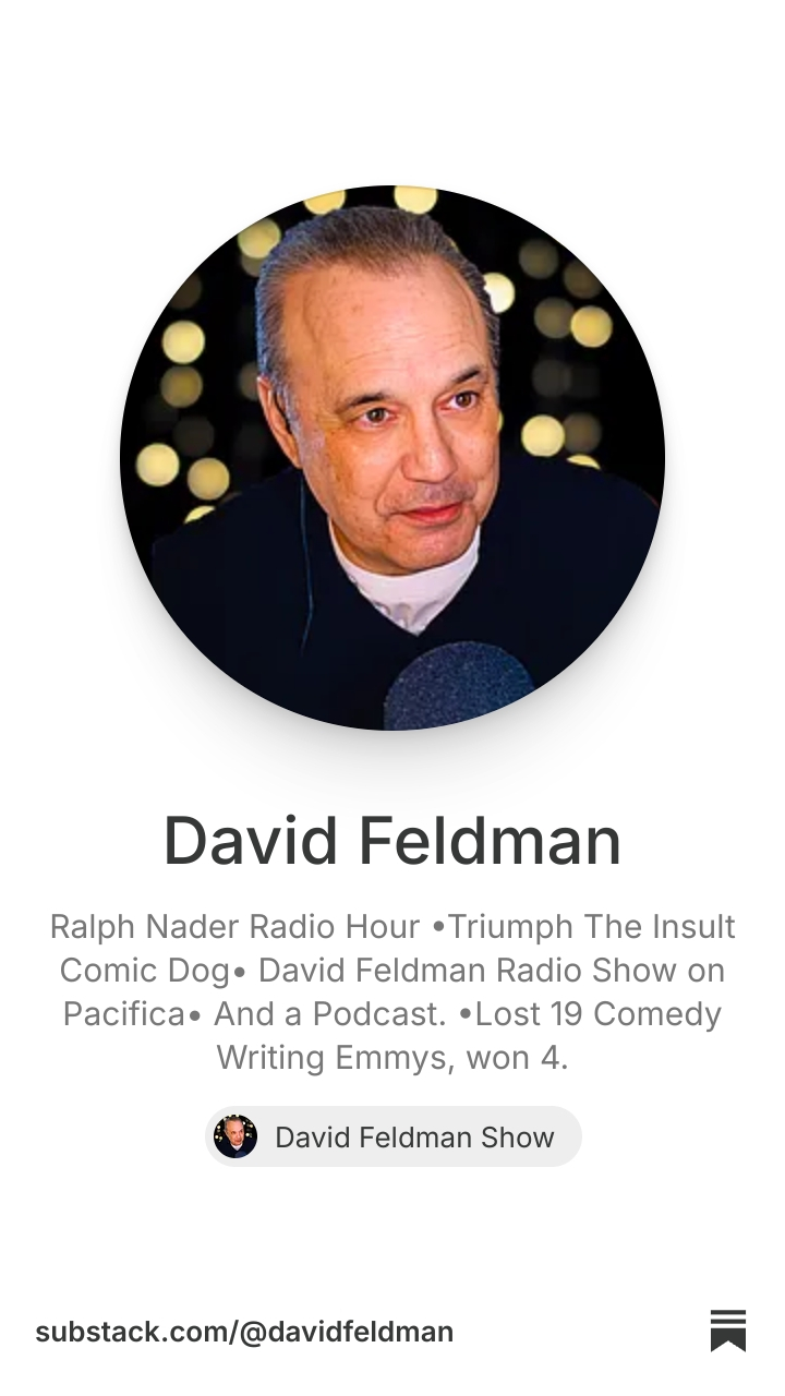 David Feldman | Substack