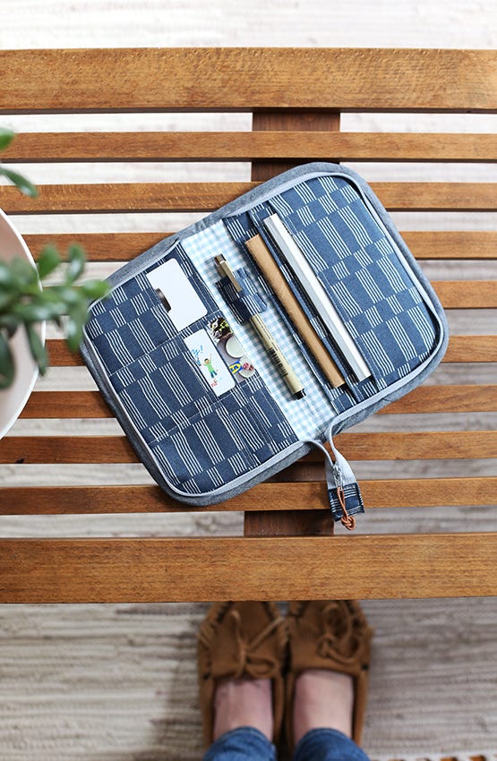 Zakka Style Zip Organizer for me! - Noodlehead Zakka Style Zip Organizer for me! - Noodlehead