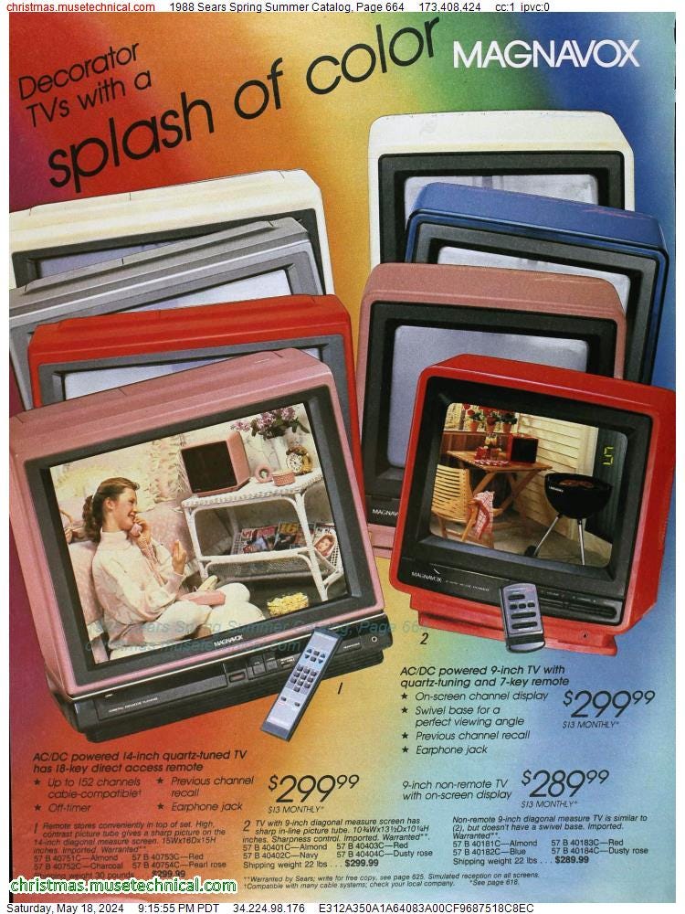 1988 Sears Spring Summer Catalog, Page 664 - Catalogs & Wishbooks