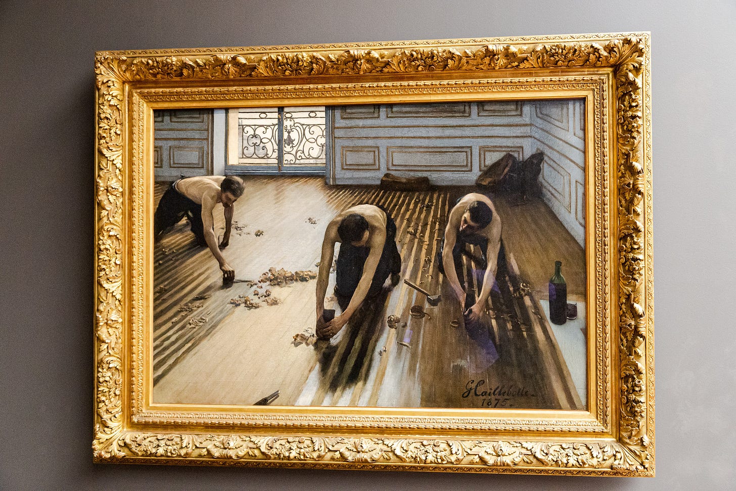 Gustave Caillebotte, The Floor Scrapers, 1875 Gustave Caillebotte, The Floor Scrapers, 1875