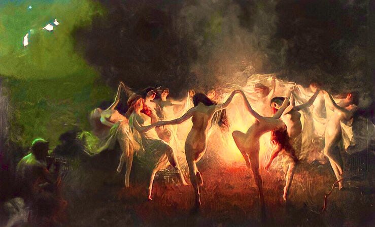 On 1 Aug 1940 Operation Cone of Power was a ritual to stop Hitler invading  Britain, performed by a coven of 17 witches in the New Forest. They danced  so ecstatically, chanting “