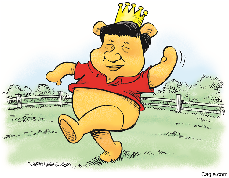 Xi the Pooh – DarylCagle.com Xi the Pooh – DarylCagle.com