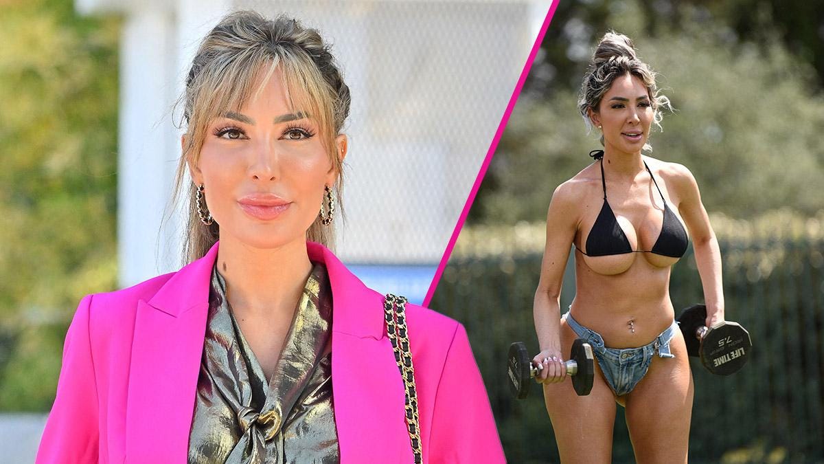 split image of Farrah Abraham and Farrah Abraham