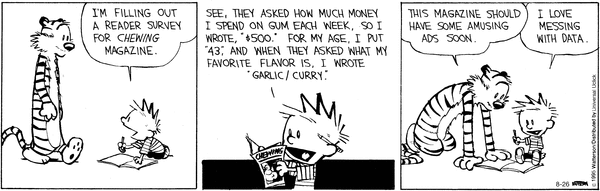 Calvin and Hobbes by Bill Watterson for August 26, 2015 | GoComics.com |  Calvin and hobbes, Calvin and hobbes comics, Calvin