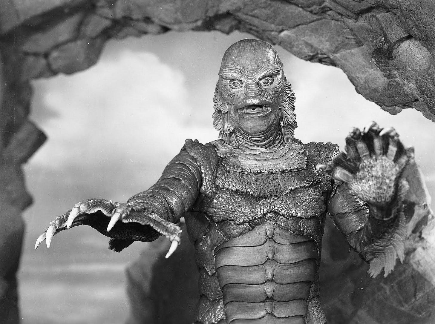 Gill-Man, played by Ricou Browning, in the Creature from the Black Lagoon.
