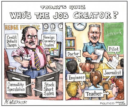 The Myth of the Job Creators: Why the Rich Keep Winning, the Rest Keep Struggling, and the Stock Market Is Just a High-Stakes Magic Trick