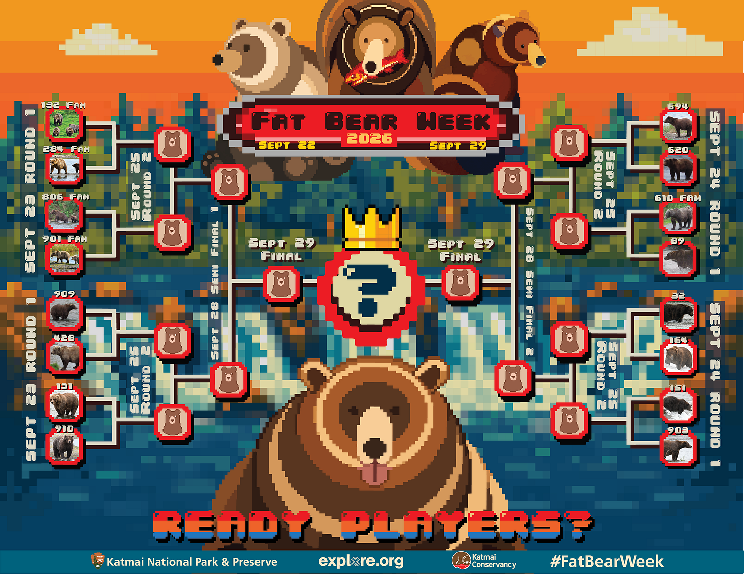 Fat Bear week bracket Fat Bear week bracket