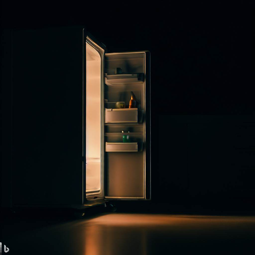It's 7:03 AM. You're staring at the fridge., image size:1024x1024
