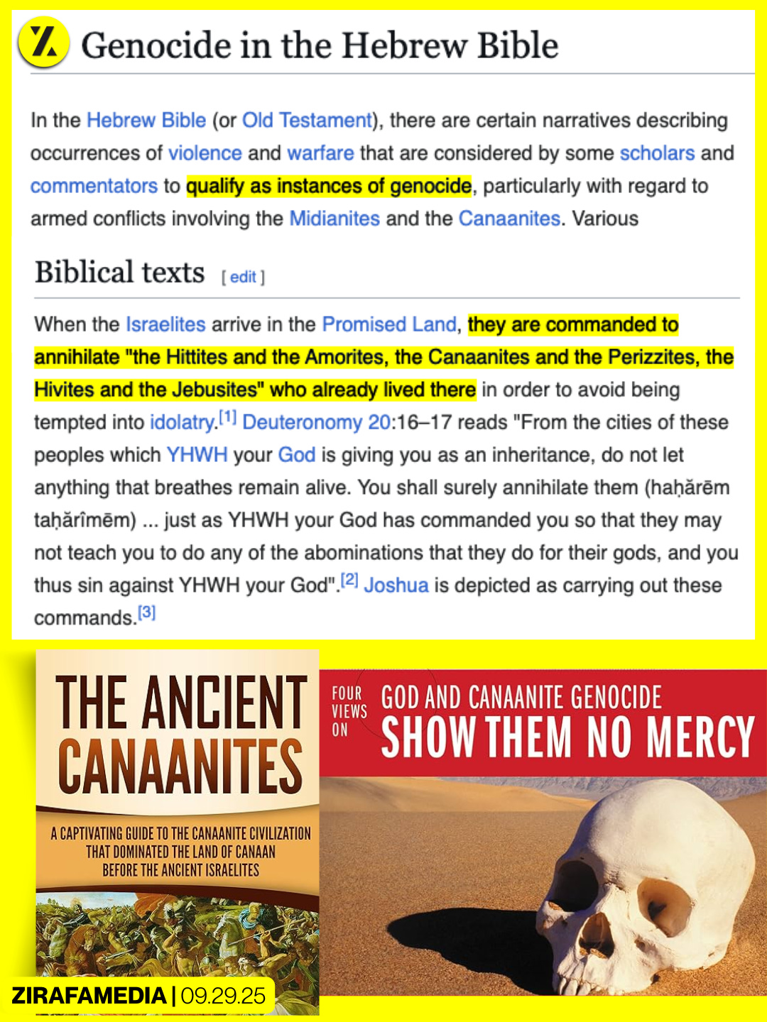 Trump says Israel/Palestine “conflict” has been going on for Thousands of years