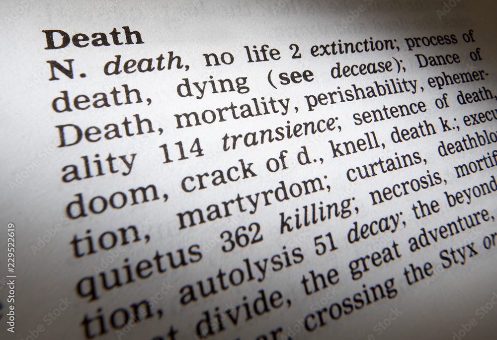 Why the Words We Use Around Death Matter - by Shannon Radke
