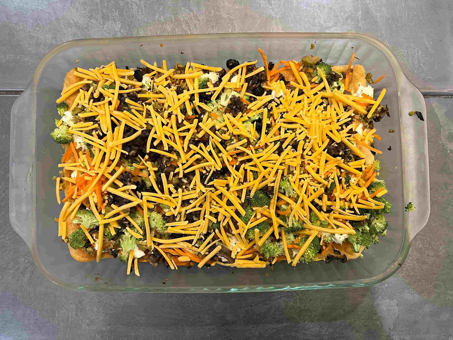 screenshot of cold pizza in a glass dish screenshot of cold pizza in a glass dish