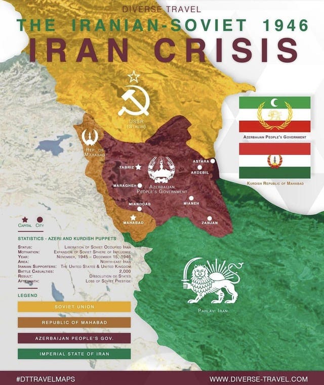 r/Maps - The Iranian-Soviet 1946 r/Maps - The Iranian-Soviet 1946